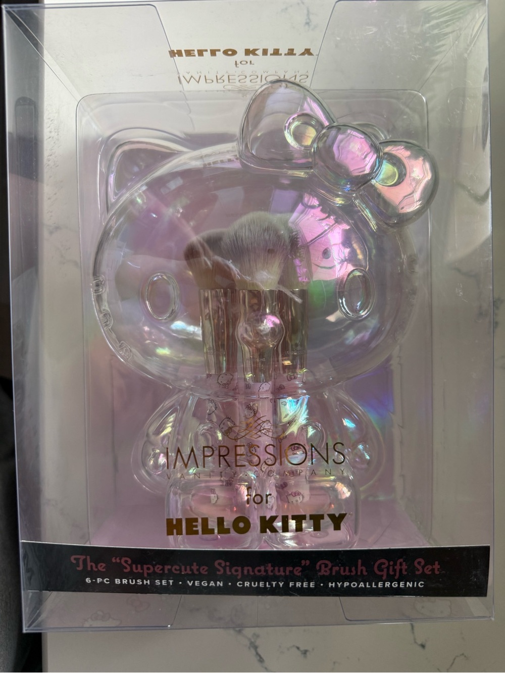 Impression Vanity Company for HELLO KITTY Makeup Set - Pink Holographic